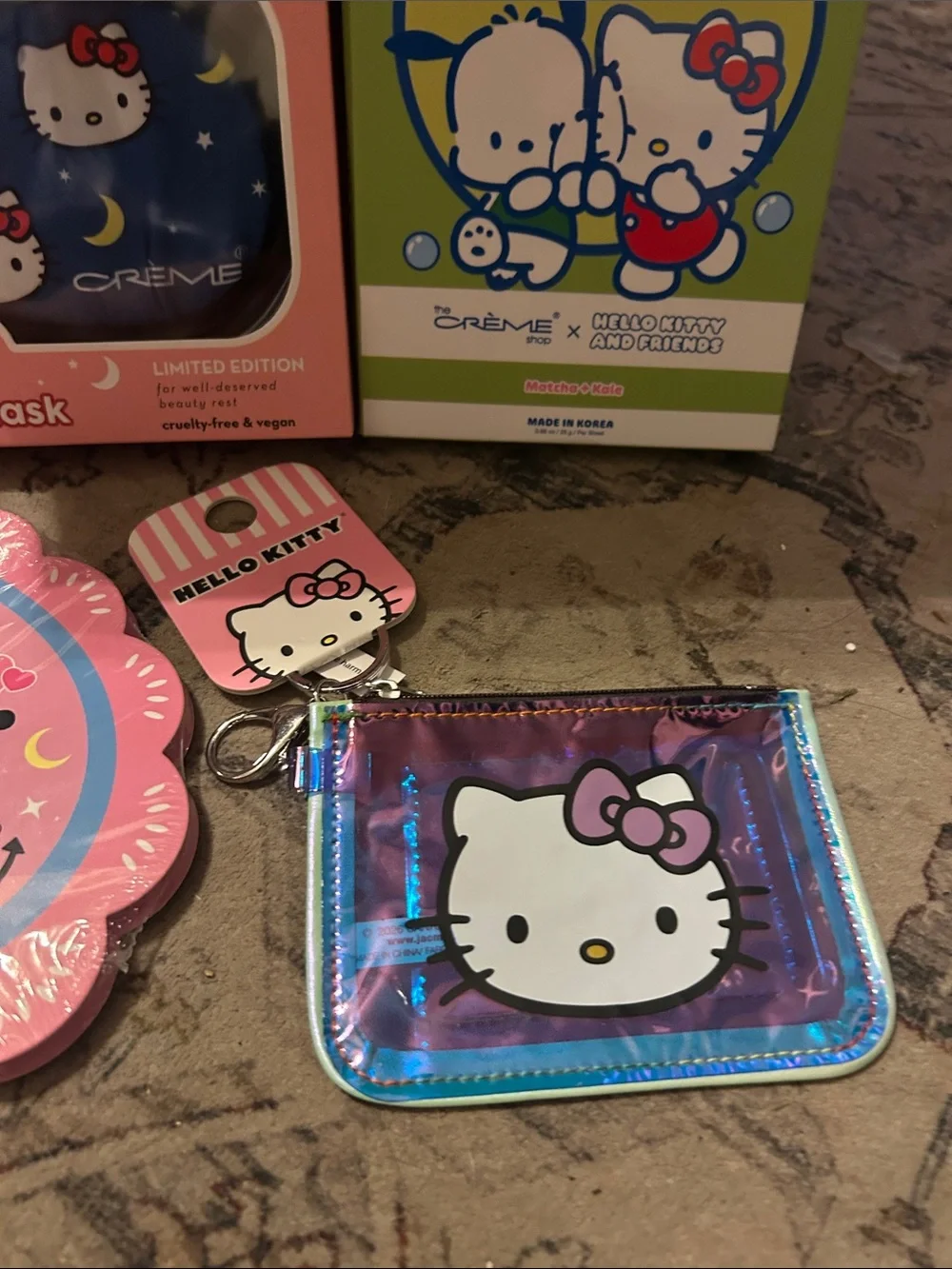 Hello Kitty Blue Silky Sleep Mask by The Crème Shop